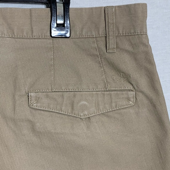 Dockers | Men’s Herringbone Weave Pants - Beige - Picture 5 of 7